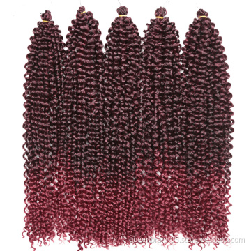 Ombre Braiding Hair Extensions Water Wave Crochet Braids Hair Bundles Afro Kinky Twist Crochet